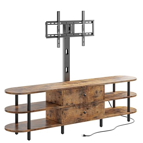 Swivel TV Stand Mount for 80+ inch TV