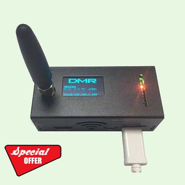 MMDVM Hotspot Spot Assembled Radio Station OLED Antenna WiFi Digital Voice Modem P25 DMR YSF Raspberry Pie Pi