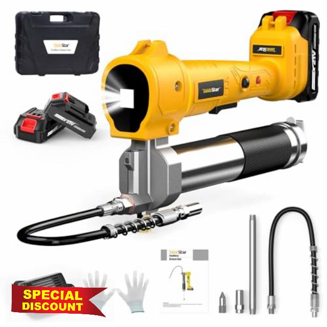 TaskStar Grease Gun Battery Powered