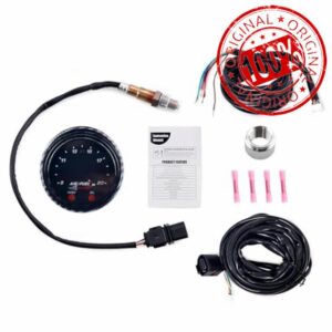 MiCCiKA 30-0300 X Series Wideband UEGO Air/Fuel Ratio Gauge 52mm (2-1/16”) with 4.9 LSU Sensor - Upgraded Digital AFR Controller - Wideband O2 Control Sensor Kit | 0-5V & RS232 Output