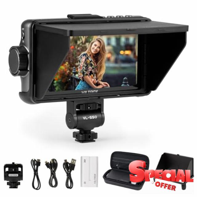 VILTROX DC-550 5.5inch1200nit Camera Field Monitor Video