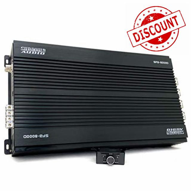 Sundown Audio SFB-8000D Monoblock Class-D 8100W RMS Full Range Amplifier