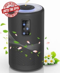 B-D02U Air Purifiers for Home Large Room with Night Light up to 1076ft²