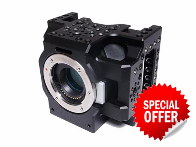 XLCS Cage for Blackmagic Micro Studio Camera 4K G2 | Original Micro Cinema Camera and Micro Studio Camera 4K | Cinema Rig | USB C Cable Lock | Multiple Mounting Points | Modular Design