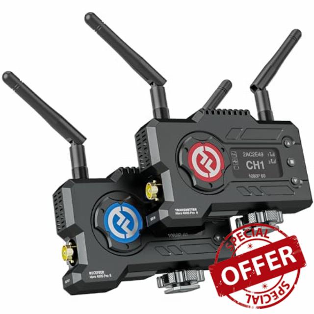 Hollyland Mars 400S PRO II Wireless SDI HDMI Video Transmitter and Receiver