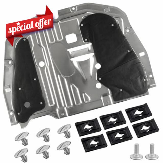 Fit Honda Civic 2016-2021 Engine Splash Guard Under Car Shield Cover Board MPN (74110-TBA-A00 90674-TY2-A01)