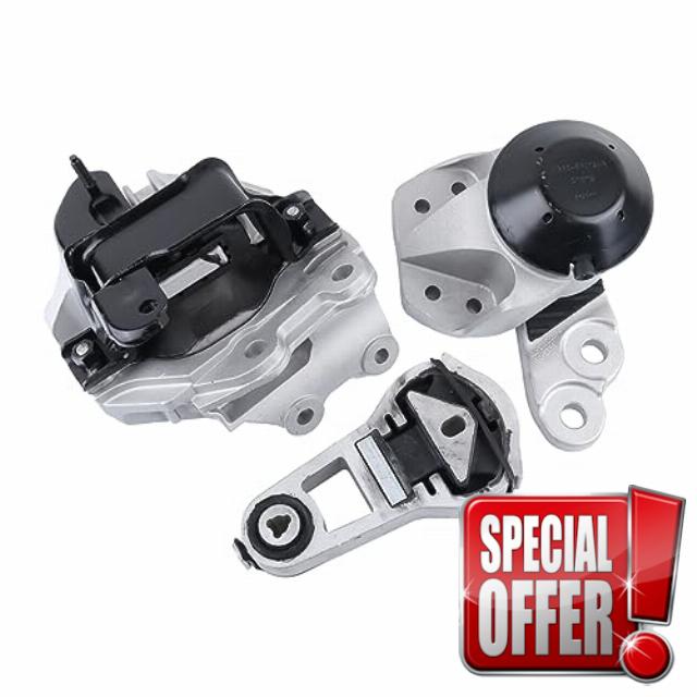 WONSABON Engine Transmission Motor Mount Compatible with for Explorer 2011-2015 3.5L 3255 3273 3439 EM-3255 EM-3392 EM-3439