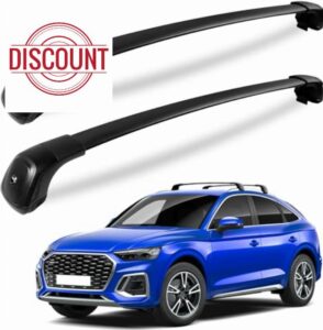 KINGGERI Heavy Duty 260lbs Roof Rack Cross Bars Fit for Audi Q5 2018 2019 2020 2021 2022 2023 2024