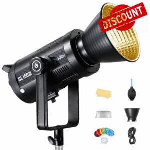 Godox SL150III Bi Continous Lighting Bi-Color LED Monolight 160W 2800-6500K 80