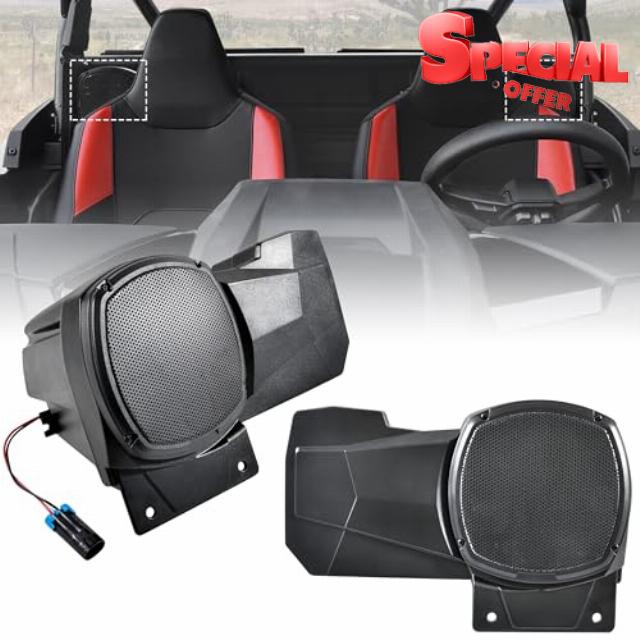 SAUTVS Sport Speaker Enclosures for Polaris RZR XP 1000/XP 4 1000 2024