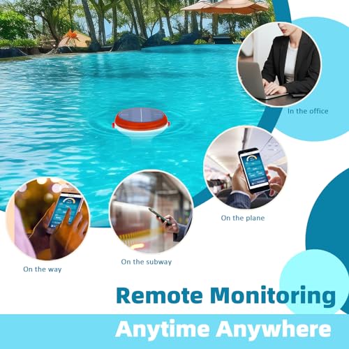 Floating Solar Charged Salt Monitor for Salt Water
