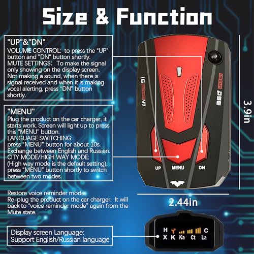 360 ° Detection,Vehicle Speed Alarm System