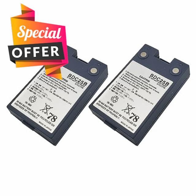 GRE-Energy 2 Pack SOKKIA BDC25B BDC-25 BDC25A Compatible Battery for SOKKIA Total Stations