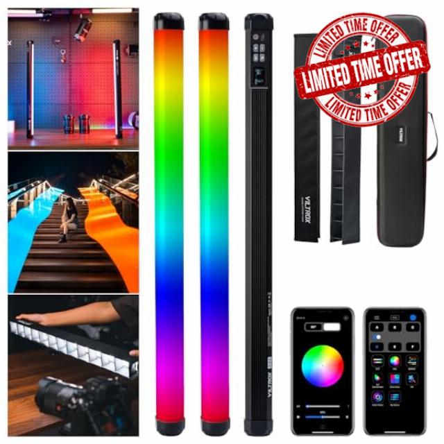 VILTROX K60 2 Pack Large Handheld Stick Light