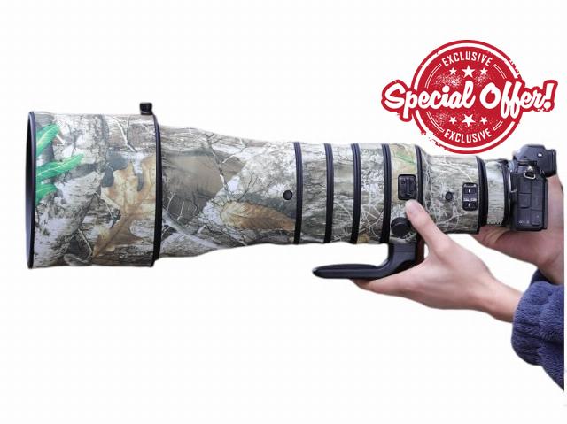 Fujing Waterproof Lens Cover for Nikon Z 600mm F4 TC VR S - Camouflage Rain Cover