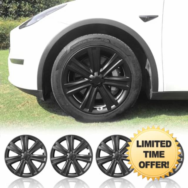 Hub Cap for Tesla Model S Launched After 2022/Model Y Wheel Covers 19 Inch 4PCS Arachnid Hubcaps Replacement Hub Caps Protection for Stylish Car Decor
