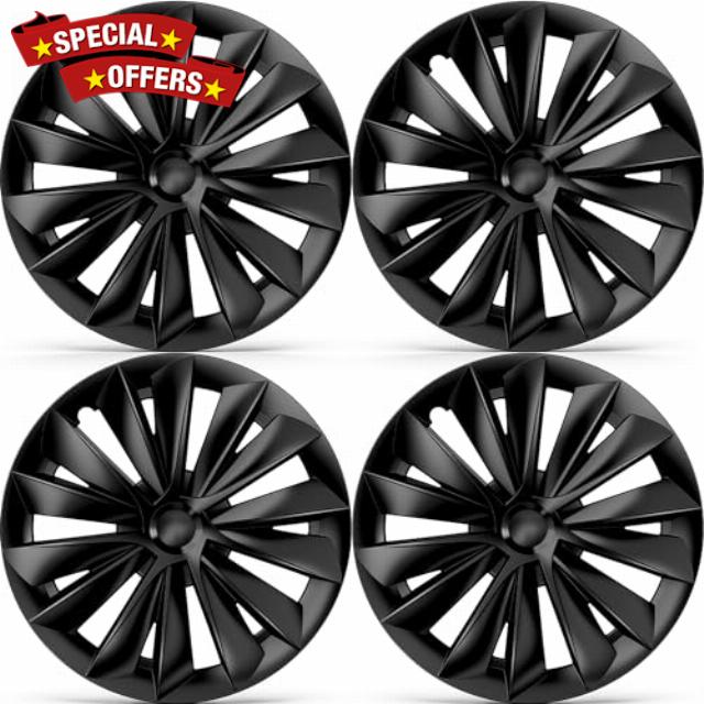 AUZONIMICS 4 PCS 19 Inch Wheel Covers for Tesla Model Y