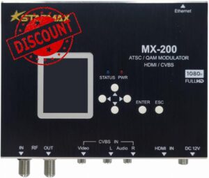 StarMax MX-200 HDMI or CVBS to RF Modulator (ATSC