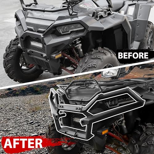 Front Bumper Guards Front Bumper Protector Brush Guard for Polaris Sportsman XP 1000 850 SP 2017-2023 Accessories (OEM #2882020)
