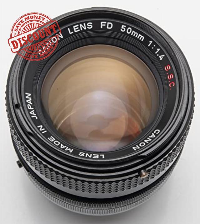 Canon FD 50mm f/1.4 1.4 Manual Focusing Lens for Canon A-1 AT-1 Ae-1 Program