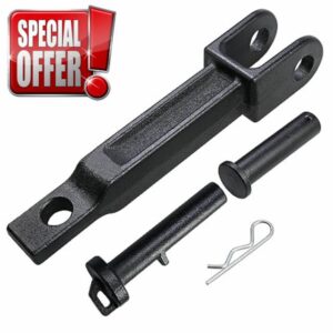 Vanshly，A20-6014 Single Tow Hook Compatible with Peterbilt/Kenworth with Pull Pin （A65-6008） and Frame Pin （A65-6007）