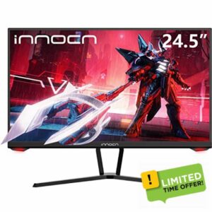INNOCN 25G1G 24.5" Gaming Monitor 165Hz / 144Hz 1920 x 1080P FHD 1ms FreeSync G-Sync Compatible HDMI DisplayPort Eye Care Ultra Thin LED Computer PC Gaming Monitor