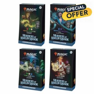 Magic: The Gathering Murders at Karlov Manor Commander Deck Bundle - Includes All 4 Decks (Deadly Disguise