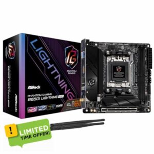 ASRock B650I LIGHTNING WIFI AM5 Ryzen 7000 AMD B650 SATA 6Gb/s Mini-ITX s DDR5