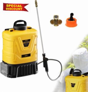 Mellif Cordless 4-Gallon Garden Sprayer for Dewalt 20V MAX Battery