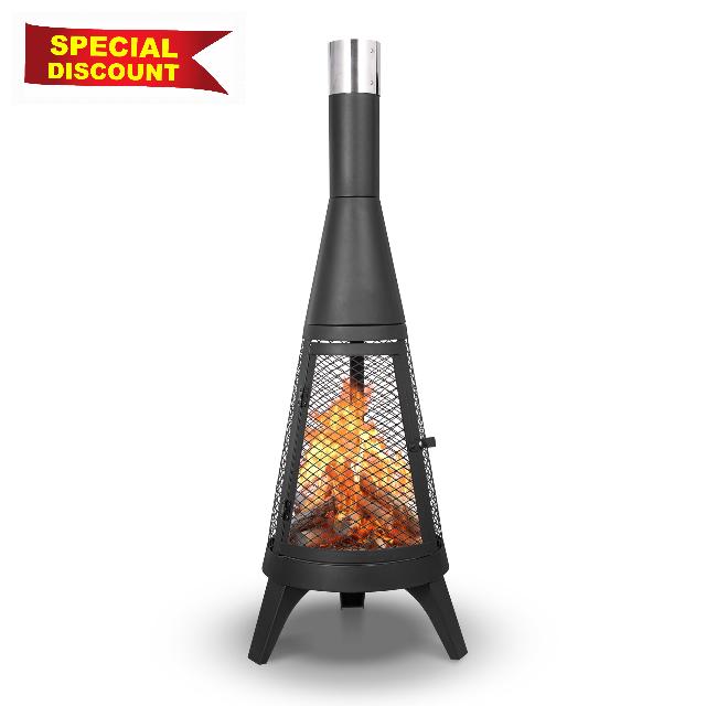 Chiminea Outdoor Fireplace