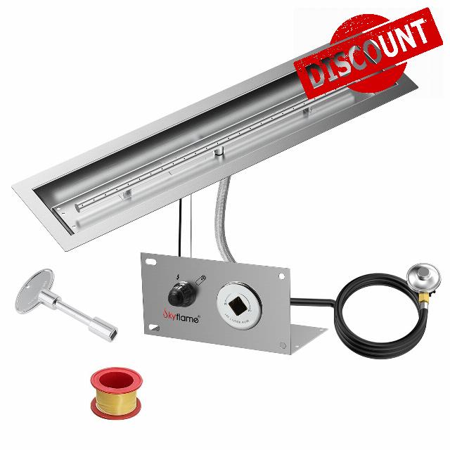 Skyflame 30 x 6 Inch Liner Fire Pit Pan Kit
