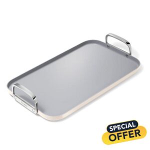 Caraway Double Burner Griddle - 19x12” Griddle Pan - Non-Stick Ceramic Coated - Non Toxic