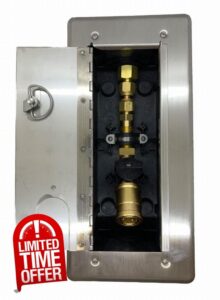 Concrete Deck Versatile Gas Plug™ - 1/2" Quick Disconnect Outlet