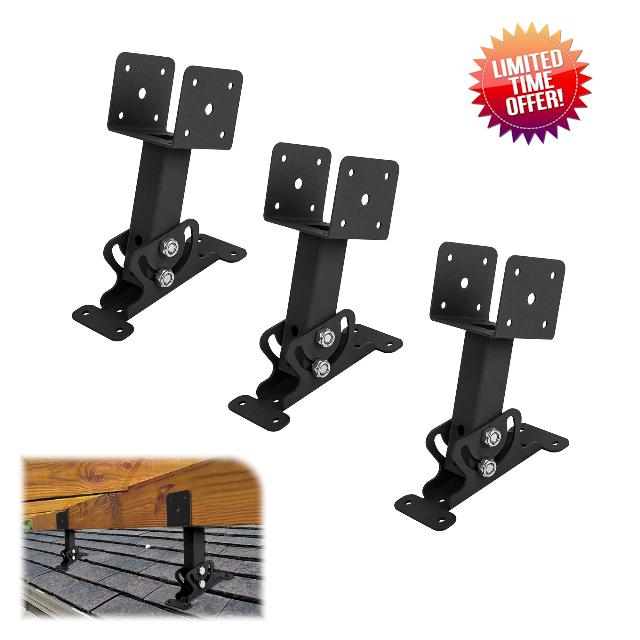 Chooglkj 3PCS Roof Riser Brackets kit