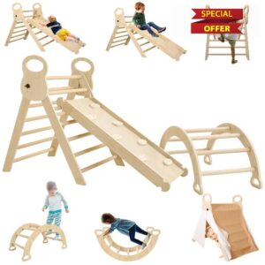 LVHERO 7 in 1 Pikler Triangle Set