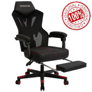 Ergonomic Gaming Chair with Footrest