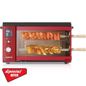 Amjdcoe Portable Propane Grill Roaster