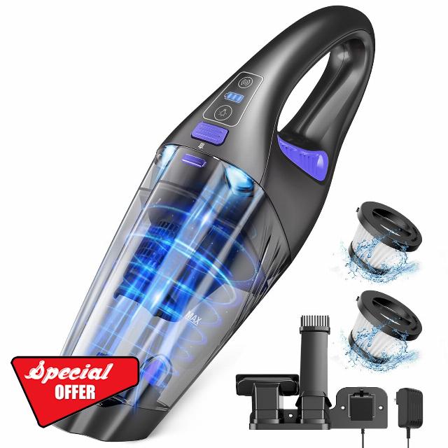 BSRCO Handheld Vacuum Cordless Car Vacuum Cleaner 9000PA