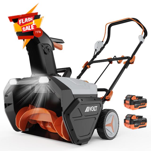 AIVOLT Cordless Snow Blower