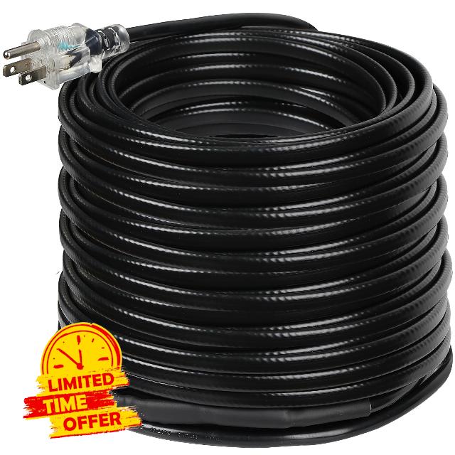 Eastrexon 150FT Roof Snow De-Icing Kit