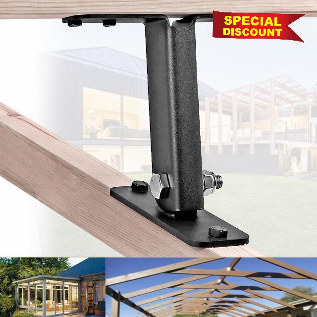 POSWIS Pergola Roof Riser Brackets for Patio Cover