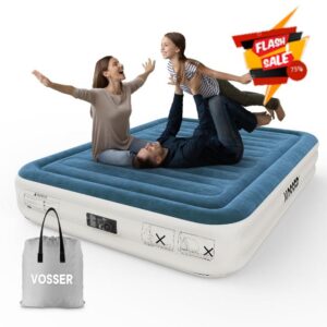 VOSSER Queen Air Mattress with Built-in Pump