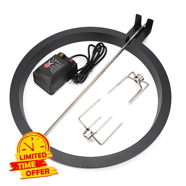 Rotisserie Grill accessories kit Compatible with Kamado Joe Classic Joe series