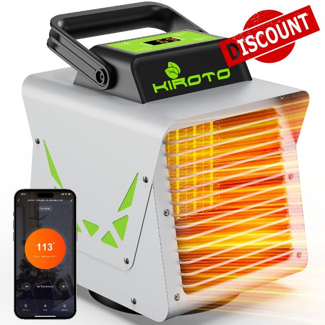 Kiroto 1500W Greenhouse Heater