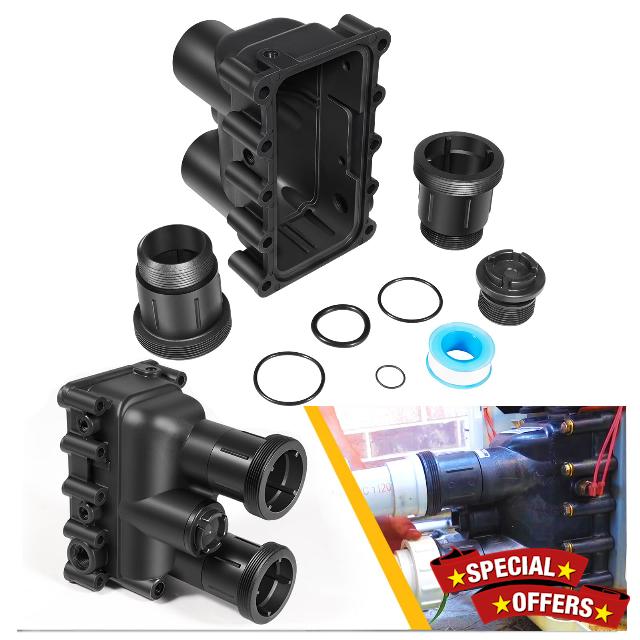 Pool Heater Manifold Assembly Replacement Kit for Pentair MasterTemp 175