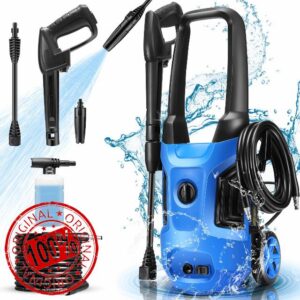 Commowner 3800 PSI Electric Pressure Washer 4.0 GPM High Power Machine with All-in-one Adjustable Nozzle and Soap Bottle for Car Washing