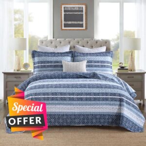MEIZIZI Quilt King Size - Cotton King Quilt Bedding Set