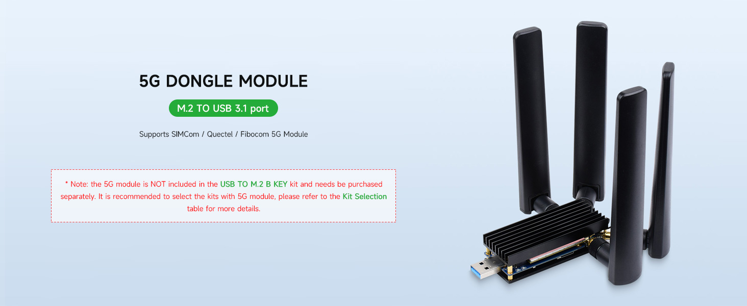 USB TO M.2 B Key