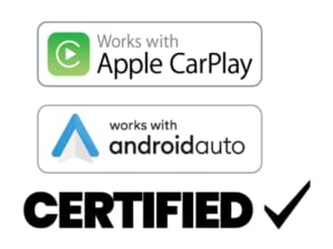 Certified Apple CarPlay and Android Auto