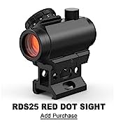 Feyachi RS-30 Reflex Sight Multiple Reticle System Red Dot Sight with Picatinny Rail Mount 5 Brig...
